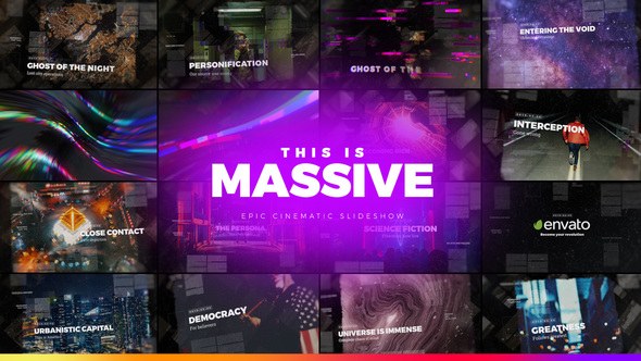 Videohive Massive - Epic Cinematic Slideshow Openers template preview