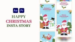 Videohive Christmas Season Celebration Instagram Stories 55580134 Openers template preview