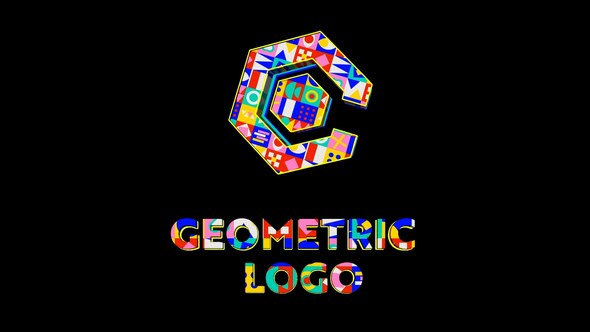 Videohive Loopable Geometric Logo Logo Stings template preview