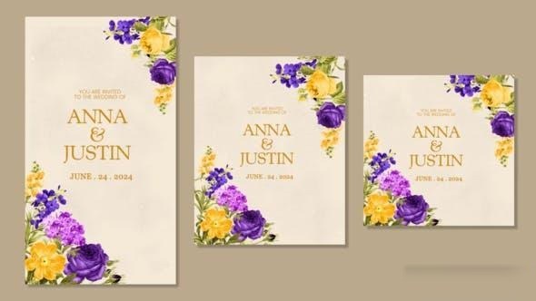 Videohive Wedding Invitation Intro 2 Openers template preview