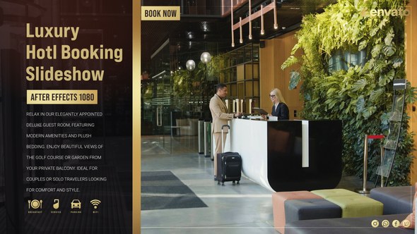 Videohive Hotel Booking Slideshow Video Displays template preview