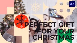 Videohive Bold Bauhaus Xmas Openers template preview