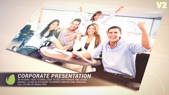 Videohive Golden Corporate Presentation Openers template preview