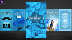 Videohive Father's Day Instagram Stories 32282982 Elements template preview