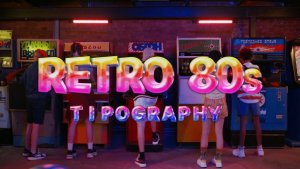 Videohive Retro 80s Typeface Elements template preview
