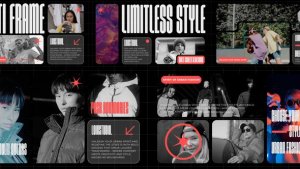 Videohive Multi Frame Video Displays template preview