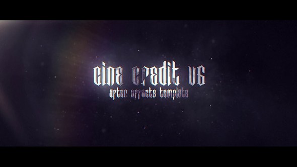 Videohive Cine Credit V.6 Titles template preview