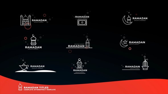 Videohive Ramadan Icon Titles Ramadan template preview