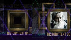 Videohive History in Frames Openers template preview