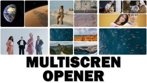 Split Screen | Multiscreen | MOGRT Premiere Pro template preview
