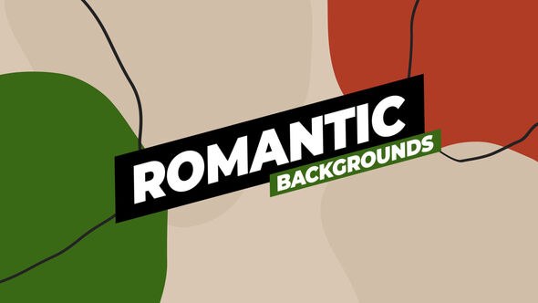 Videohive Romantic Backgrounds 51168859 Elements template preview