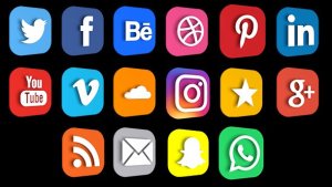 Social Logos and Lower Third Video Displays template preview