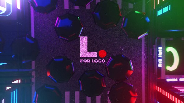 Videohive Rainy Future City Logo Reveal Logo Stings template preview