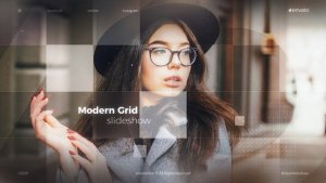 Videohive Modern Grid Slideshow 29796409 Video Displays template preview