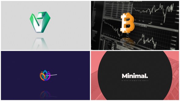 Videohive Minimal Logo Reveal v2 Logo Stings template preview