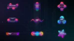 Videohive Glass Titles Titles template preview