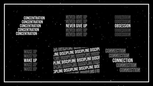 Videohive Kinetic Typography Titles 2.0 | After Effects Titles template preview