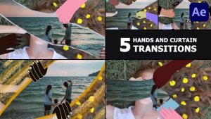 Videohive Hands And Curtain Backgrounds And Transitions | After Effects 57751543 Elements template preview