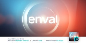 Videohive Elegant Orb Logo Reveal Logo Stings template preview