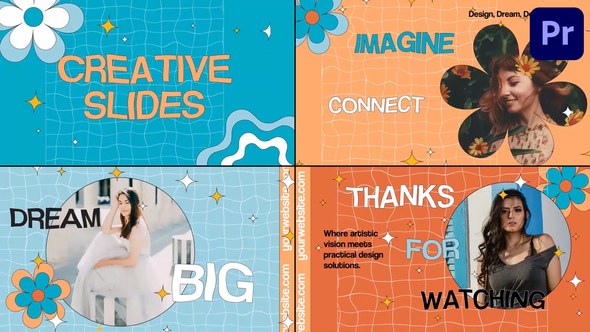 Liquid Creative Slides for Premiere Pro Premiere Pro template preview