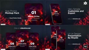 Videohive App Promo Phone Mockup Slideshow Product Promo template preview