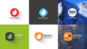 Simple Logo Reveal V2 Video Displays template preview