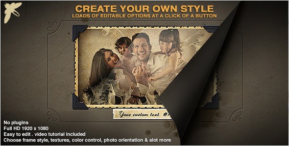 Videohive Family Album Video Displays template preview