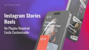 Videohive NFT Instagram Reel Video Displays template preview