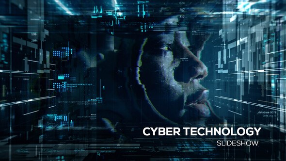 Videohive Cyber Technology Slideshow 43194376 Openers template preview