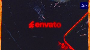 Videohive Vintage Film Burn Logo Logo Stings template preview