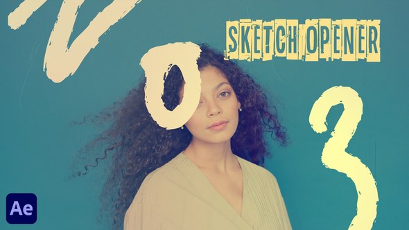 Videohive Sketch Opener Openers template preview