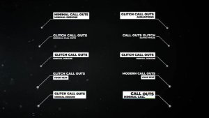 Videohive Glitch Call Outs | After Effects Titles template preview