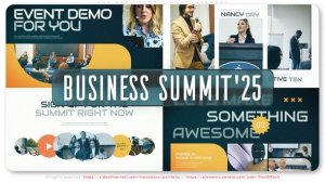 Videohive Business Summit Announcement 52663338 Openers template preview