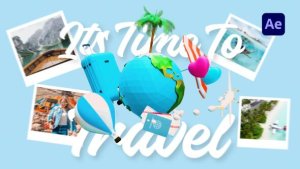 Videohive Time To Travel Promo Logo Stings template preview