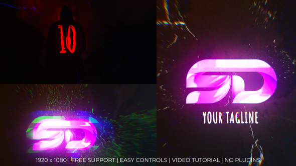 Videohive Spooky Countdown Logo Reveal Logo Stings template preview