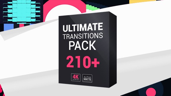 Ultimate Transitions Pack 4K Video Displays template preview