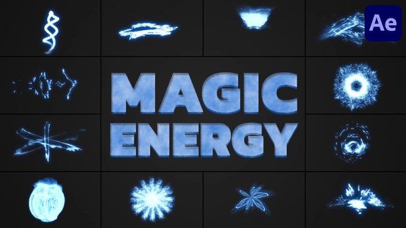 Videohive Magic Energy Elements for After Effects Elements template preview