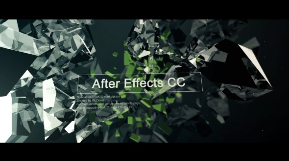 Videohive Space Glass Logo Logo Stings template preview