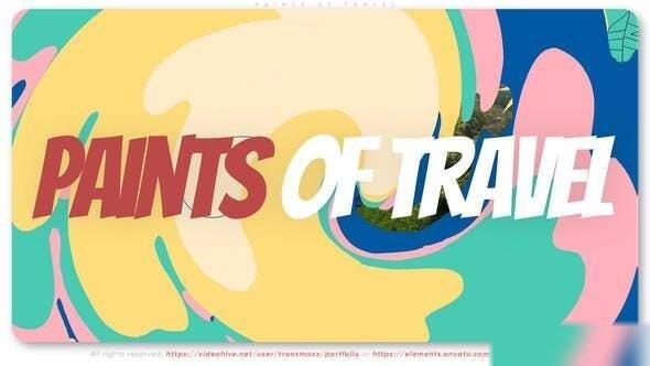Videohive Paints Of Travel