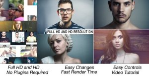 Videohive Clean and Simple Slides - After Effects Templates Video Displays template preview