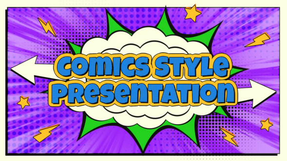 Videohive Comics Intro Presentation Openers template preview
