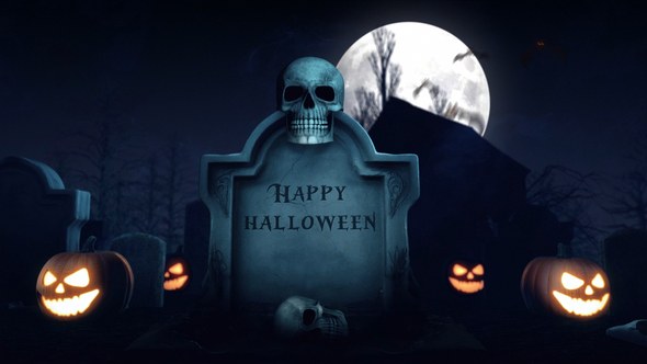 Videohive Halloween Epic Intro Logo Stings template preview