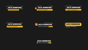Videohive Simple Lower Thirds 45994945 Elements template preview