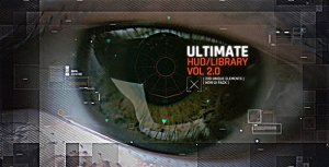 Videohive Ultimate HUD Library vol. 2/ Digital Transitions/ Dron Interface/ Sci-fi and Technology/ Line/ Point Elements template preview