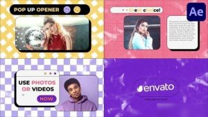 Videohive Stylish Pop Up Opener | After Effects Openers template preview
