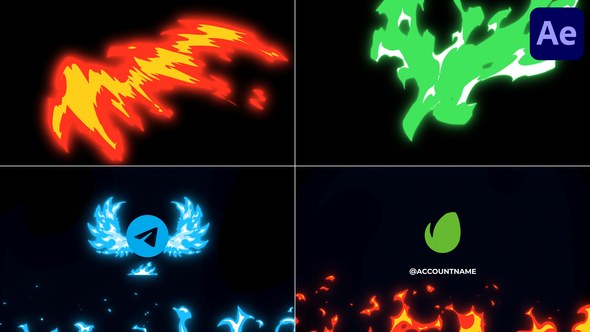 Videohive Firebirds Logo Pack for After Effects 52704819 Logo Stings template preview