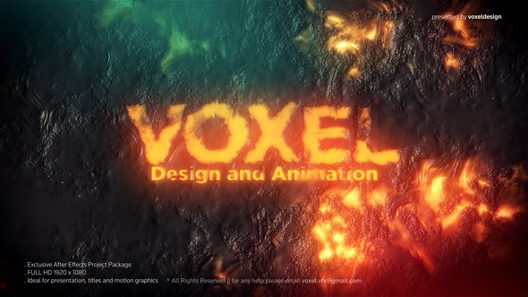 Videohive LAVA Hot Logo Reveal Logo Stings template preview