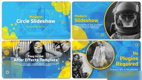 Videohive Modern Circle Slideshow 51007318 Openers template preview