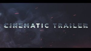 Cinematic Trailer Titles Video Displays template preview