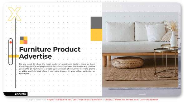 Videohive Furniture Product Advertise Product Promo template preview